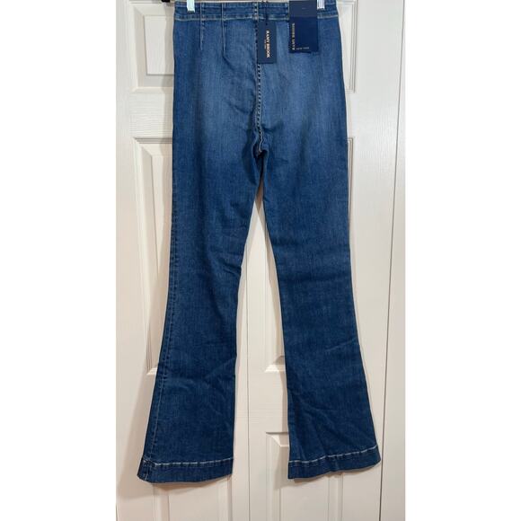 Ramy Brook Sz 29" Button Fly “Beatrix” Flare Medium Wash Blue Jeans NEW!! - Picture 4 of 10